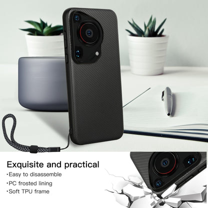 For Huawei Pura 70 Ultra ViLi TC Series Kevlar Carbon Fiber Texture Phone Case(Black) by ViLi