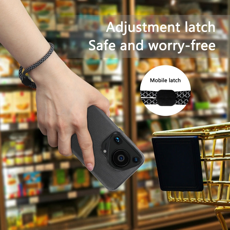 For Huawei Pura 70 Ultra ViLi TC Series Kevlar Carbon Fiber Texture Phone Case(Black) by ViLi