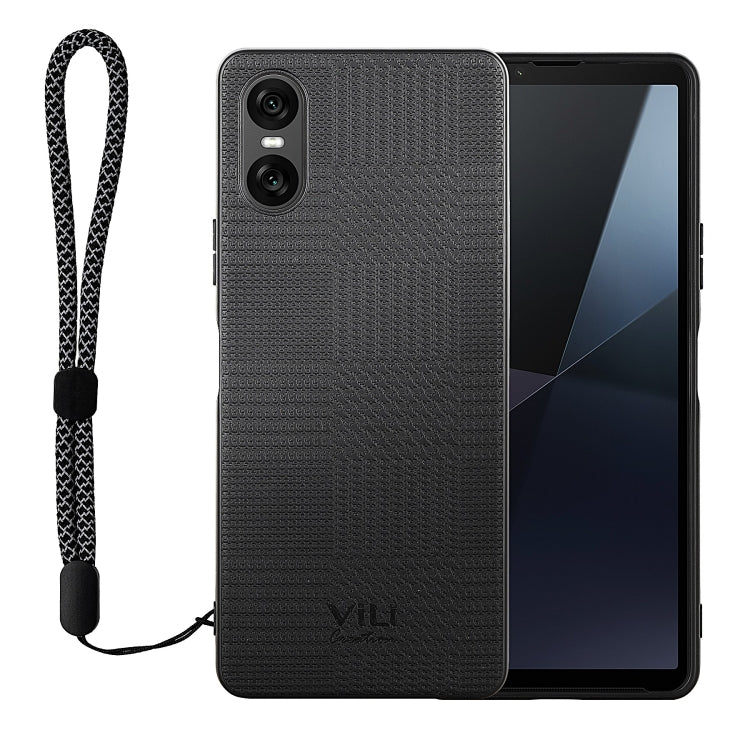 For Sony Xperia 10 VI ViLi TH Series Shockproof Phone Case(Black) by ViLi