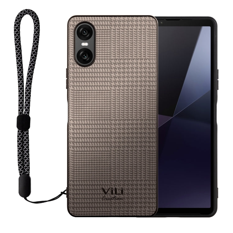 For Sony Xperia 10 VI ViLi TH Series Shockproof Phone Case(Grey) by ViLi