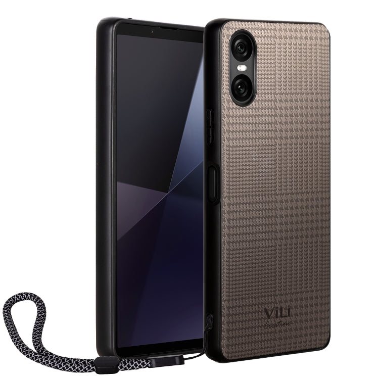 For Sony Xperia 10 VI ViLi TH Series Shockproof Phone Case(Grey) by ViLi