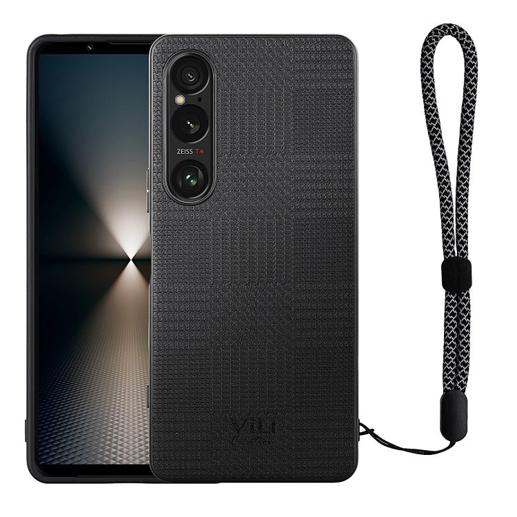 For Sony Xperia 1 VI ViLi TH Series Shockproof Phone Case(Black) by ViLi