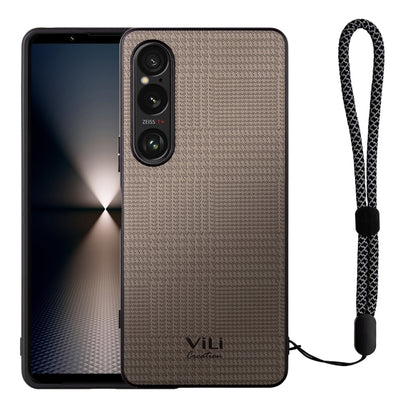 For Sony Xperia 1 VI ViLi TH Series Shockproof Phone Case(Grey) by ViLi