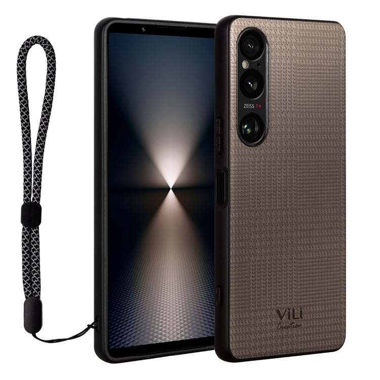 For Sony Xperia 1 VI ViLi TH Series Shockproof Phone Case(Grey) by ViLi