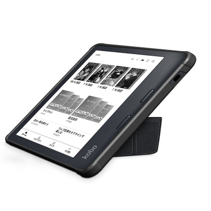 For Kobo Libra Colour 2024 Solid Color Deformation TPU Leather Smart Tablet Case(Black) by bashfashion