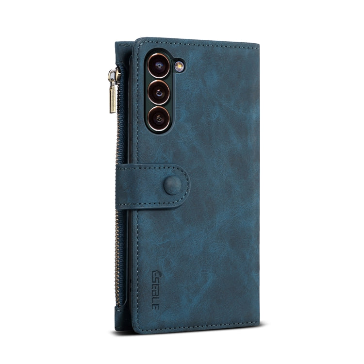 For Samsung Galaxy S24+ 5G ESEBLE Retro Frosted RFID Flip Leather Phone Case(Dark Green) by ESEBLE