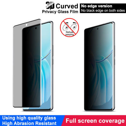 For vivo Y200 Pro imak No Edge Version 3D Curved Privacy Full Screen Tempered Glass Film by imak