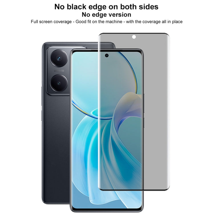 For vivo Y200 Pro imak No Edge Version 3D Curved Privacy Full Screen Tempered Glass Film by imak