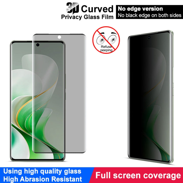 For vivo S19 Pro / V40 imak No Edge Version 3D Curved Privacy Full Screen Tempered Glass Film by imak
