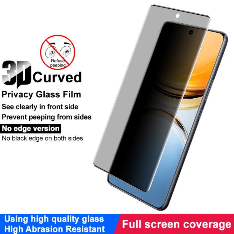 For vivo Y300 Pro 5G imak No Edge Version 3D Curved Privacy Full Screen Tempered Glass Film by imak