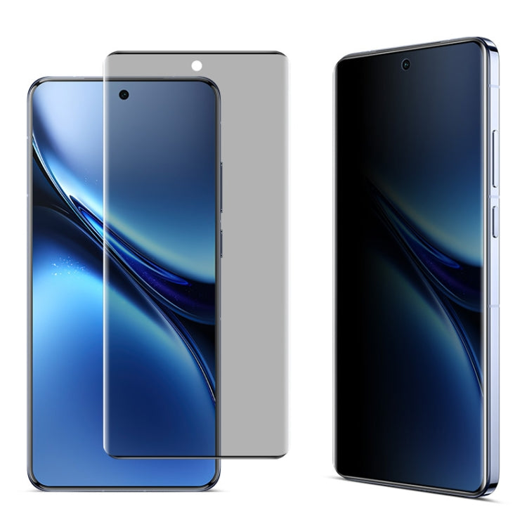 For vivo X200 Pro 5G imak No Edge Version 3D Curved Privacy Full Screen Tempered Glass Film by imak