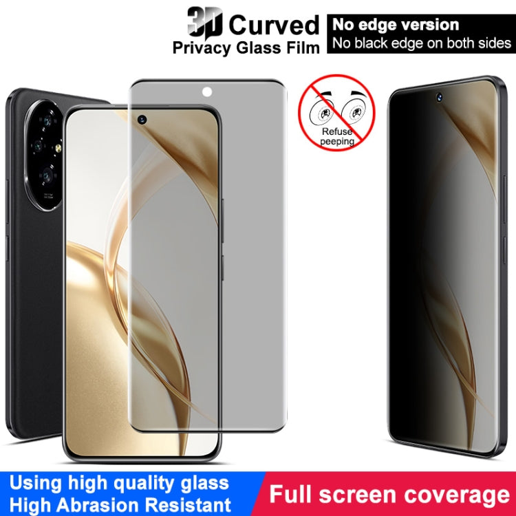 For Honor 200 imak No Edge Version 3D Curved Privacy Full Screen Tempered Glass Film by imak