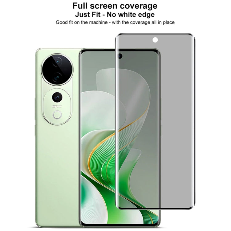 For vivo S19 Pro / V40 imak 3D Curved Privacy Full Screen Tempered Glass Film by imak