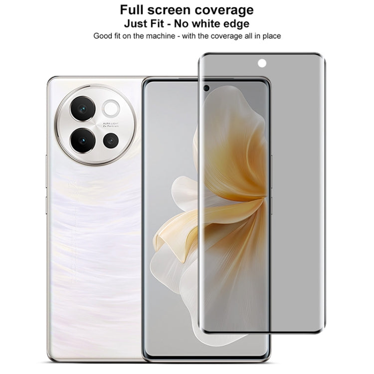 For vivo V40 Lite 5G imak 3D Curved Privacy Full Screen Tempered Glass Film by imak