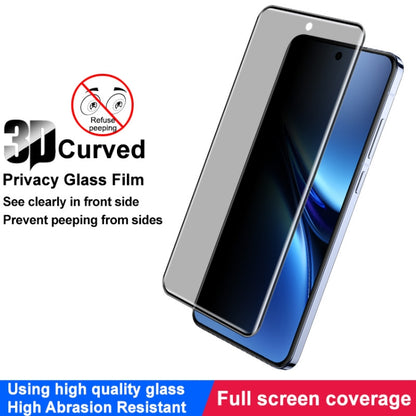 For vivo X200 5G imak 3D Curved Privacy Full Screen Tempered Glass Film by imak