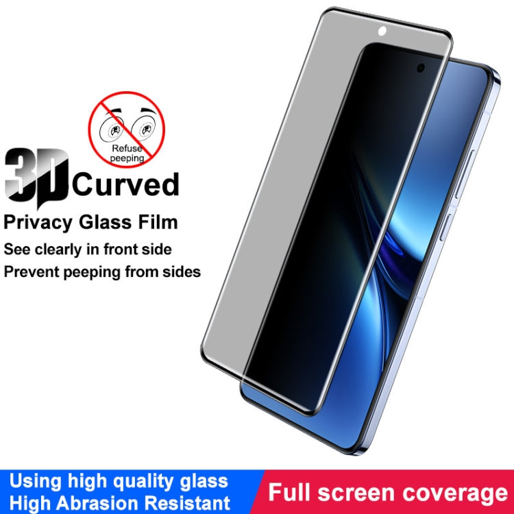 For vivo X200 Pro 5G imak 3D Curved Privacy Full Screen Tempered Glass Film by imak