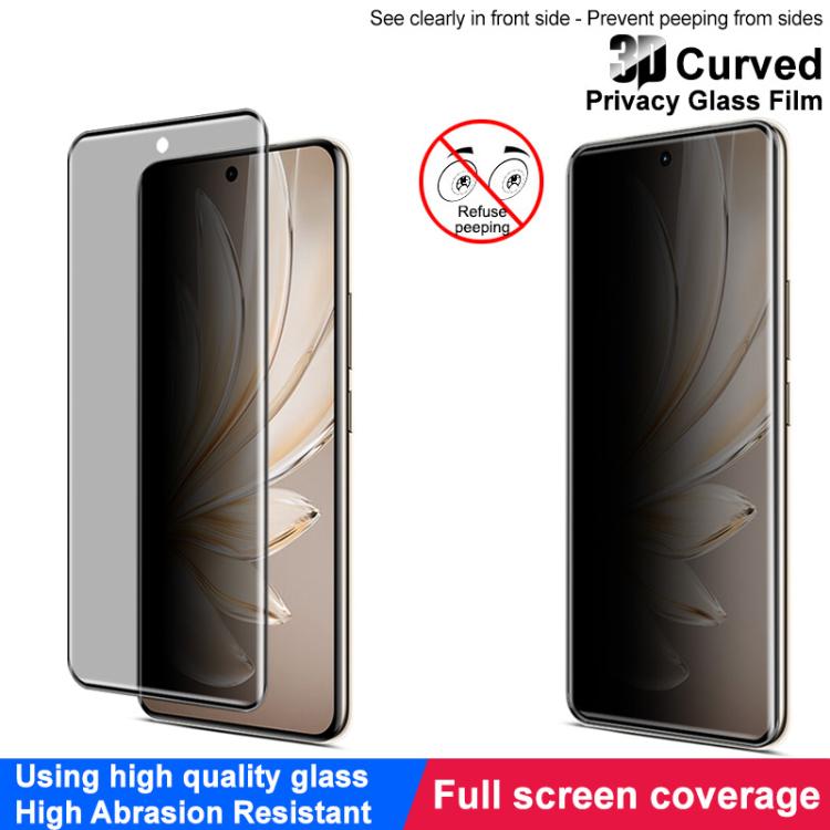 For vivo S20 Pro imak 3D Curved Privacy Full Screen Tempered Glass Film by imak
