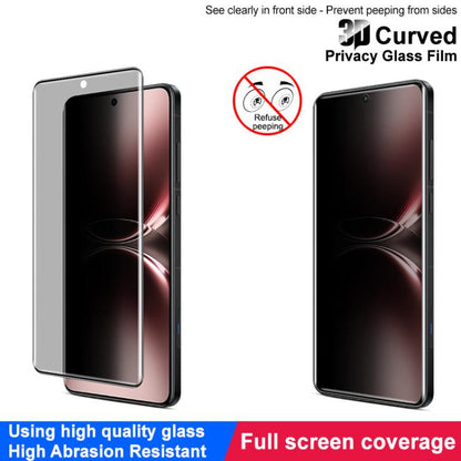 For vivo X200 Ultra 5G imak 3D Curved Privacy Full Screen Tempered Glass Film by imak