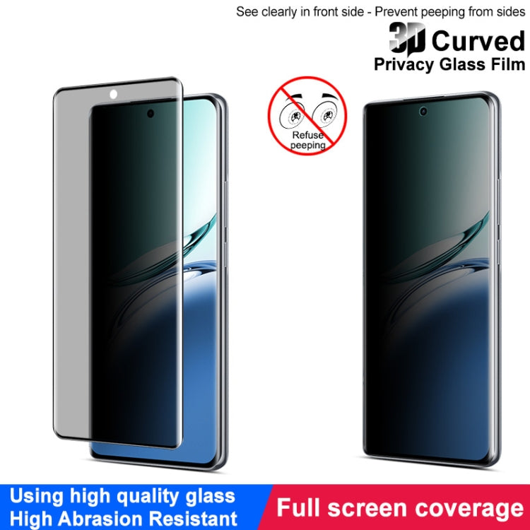 For OPPO F27 Pro+ / F27 Pro imak 3D Curved Privacy Full Screen Tempered Glass Film by imak