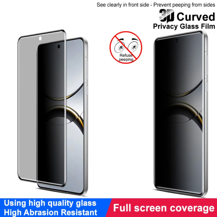 For OPPO Find X8 Pro 5G imak 3D Curved Privacy Full Screen Tempered Glass Film by imak