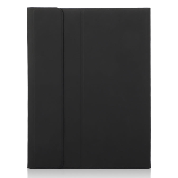 For iPad Air 11 2025 / 2024 / Air 5 10.9 / Air 4 A098B-A Detachable Ultra-Thin Bluetooth Touch Keyboard Leather Tablet Case with Pen Slot(Black) by bashfashion