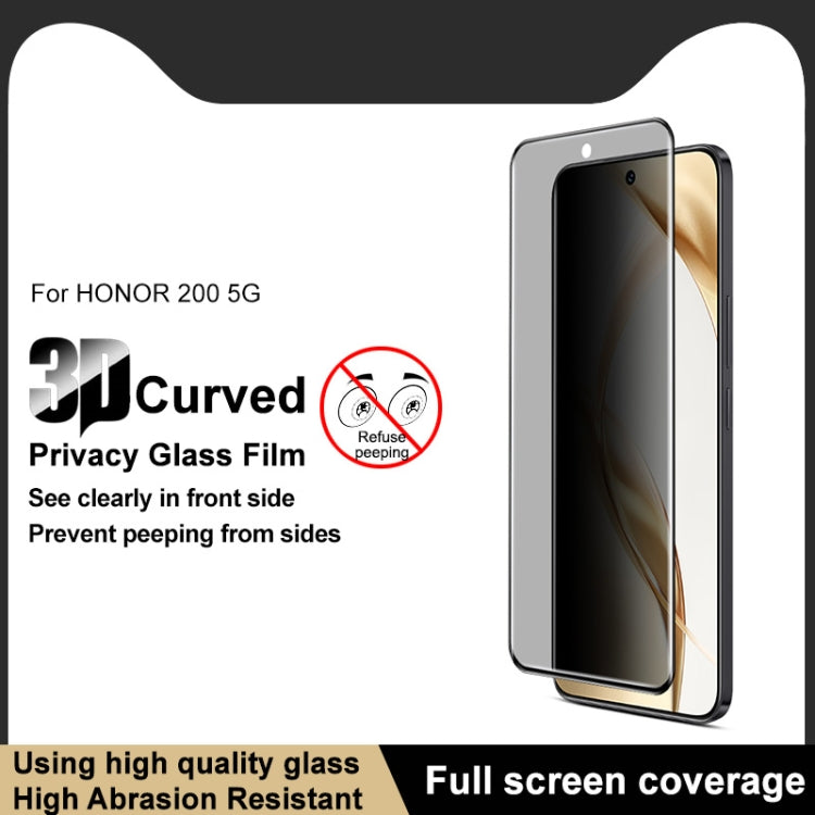 For Honor 200 imak 3D Curved Privacy Full Screen Tempered Glass Film by imak