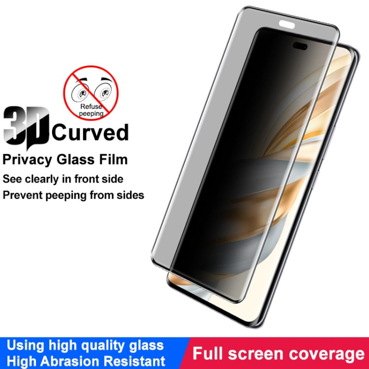 For Honor X60 Pro imak 3D Curved Privacy Full Screen Tempered Glass Film by imak