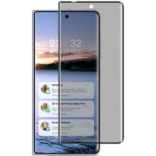 For Honor Magic V2 / Vs2 imak 3D Curved Privacy Full Screen Tempered Glass Film by imak