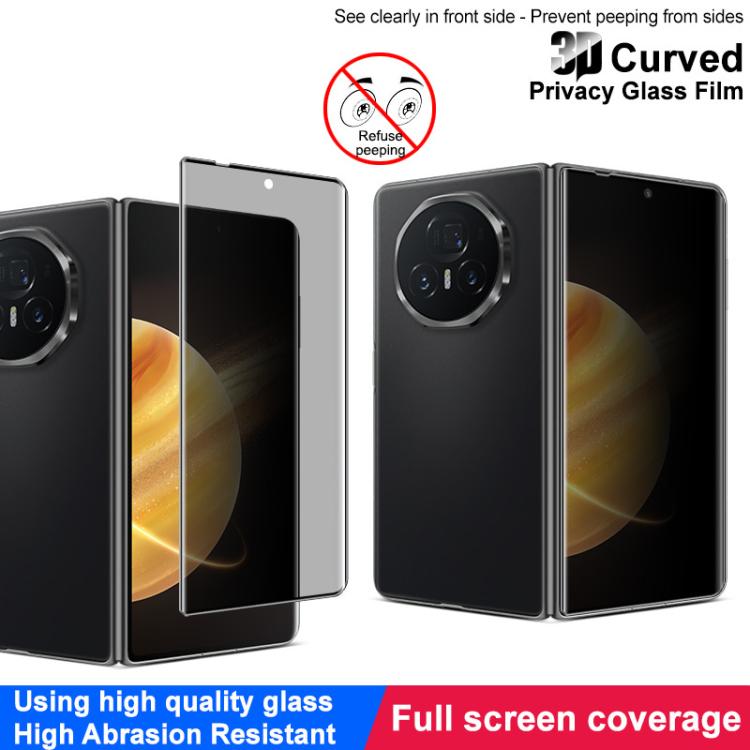 For Honor Magic V3 / Vs3 imak 3D Curved Privacy Full Screen Tempered Glass Film by imak