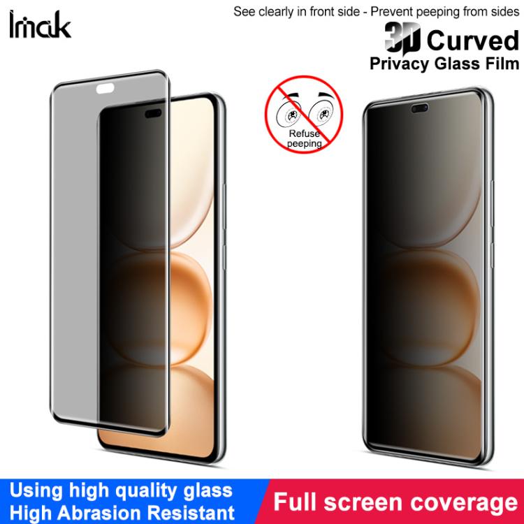 For Honor Power 5G imak 3D Curved Privacy Full Screen Tempered Glass Film by imak