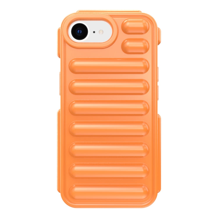 For iPhone 16e Capsule Series Candy Color TPU Phone Case(Orange) by bashfashion