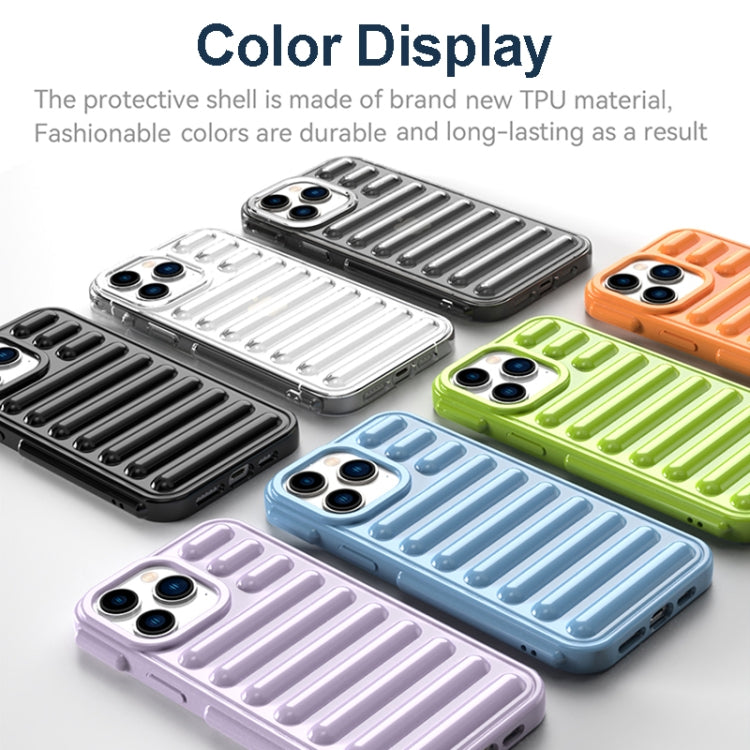For iPhone 16e Capsule Series Candy Color TPU Phone Case(Orange) by bashfashion