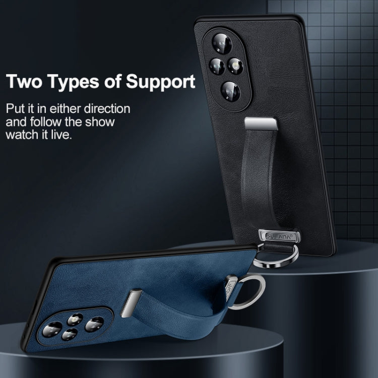 For Honor Magic7 Pro SULADA PC Hybrid Leather Texture Skin Feel Shockproof Phone Case(Red) by SULADA