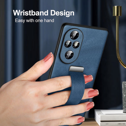 For Honor 200 Pro SULADA PC Hybrid Leather Texture Skin Feel Shockproof Phone Case(Green) by SULADA