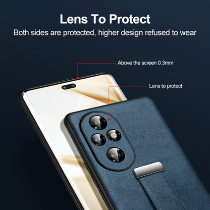 For Honor Magic7 Pro SULADA PC Hybrid Leather Texture Skin Feel Shockproof Phone Case(Green) by SULADA