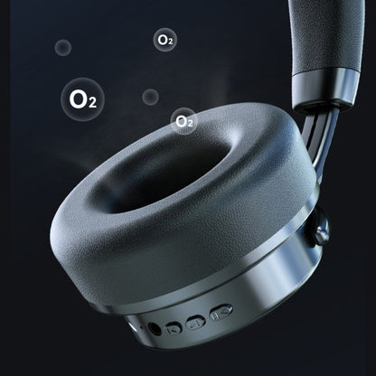 VJ364 ANC Active Noise Reduction Head-mounted Wireless Bluetooth Gaming Earphone(Silver Brown) by bashfashion