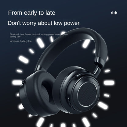 VJ364 ANC Active Noise Reduction Head-mounted Wireless Bluetooth Gaming Earphone(Silver Black) by bashfashion