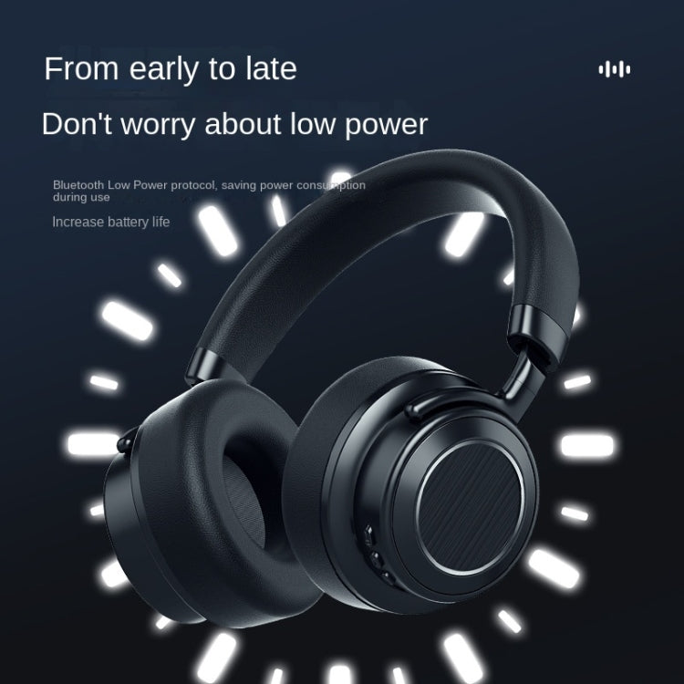 VJ364 ANC Active Noise Reduction Head-mounted Wireless Bluetooth Gaming Earphone(Silver Brown) by bashfashion