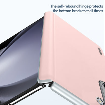 For Samsung Galaxy Z Fold4 SULADA Skin Feel Liquid Leather Shockproof Phone Case(Black) by SULADA