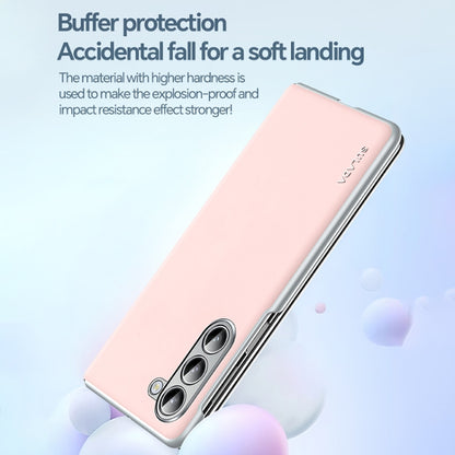 For Samsung Galaxy Z Fold4 SULADA Skin Feel Liquid Leather Shockproof Phone Case(Black) by SULADA