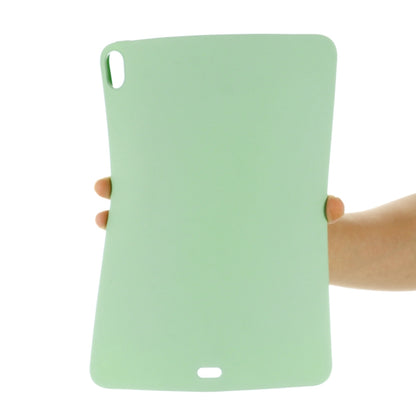 For iPad Air 13 2025 / 2024 Pure Color Liquid Silicone Shockproof Tablet Case(Green) by bashfashion