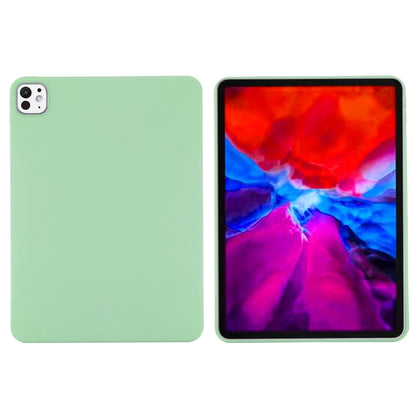 For iPad Pro 13 2025 / 2024 Pure Color Liquid Silicone Shockproof Tablet Case(Green) by bashfashion