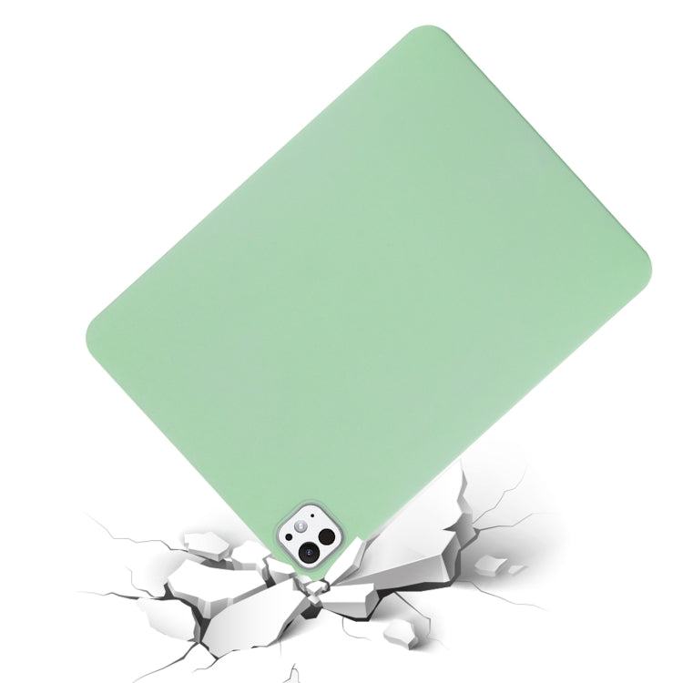 For iPad Pro 13 2025 / 2024 Pure Color Liquid Silicone Shockproof Tablet Case(Green) by bashfashion