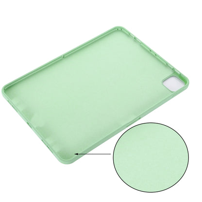 For iPad Pro 13 2025 / 2024 Pure Color Liquid Silicone Shockproof Tablet Case(Green) by bashfashion