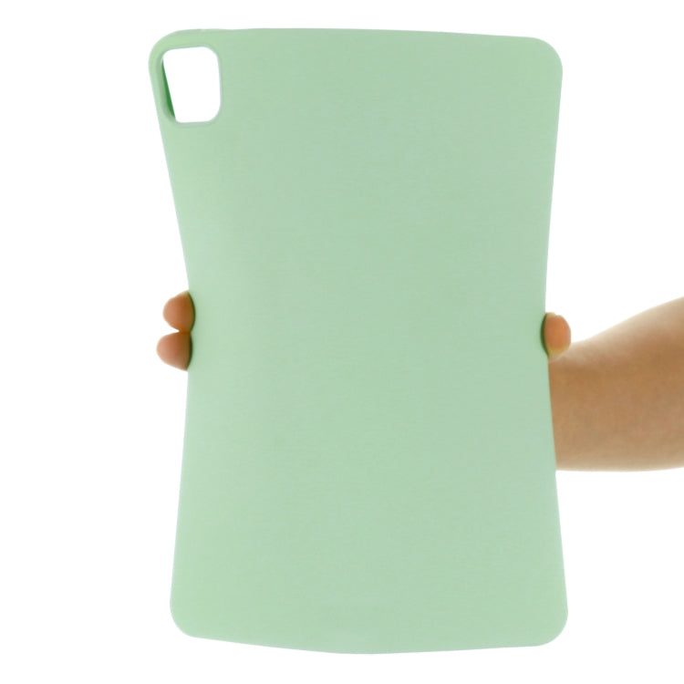 For iPad Pro 13 2025 / 2024 Pure Color Liquid Silicone Shockproof Tablet Case(Green) by bashfashion