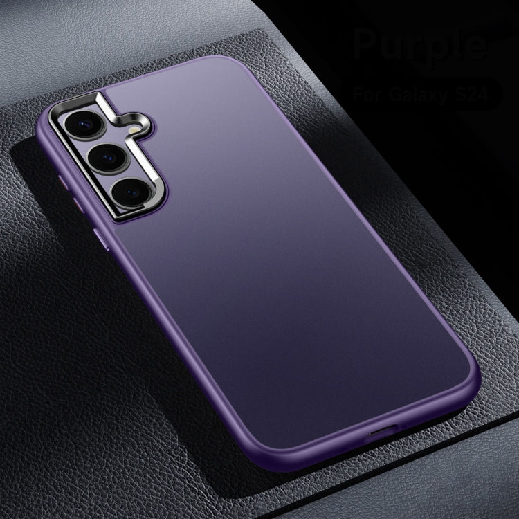 For Samsung Galaxy S24 5G SULADA Skin Feel Matte Shockproof Phone Case(Purple) by SULADA