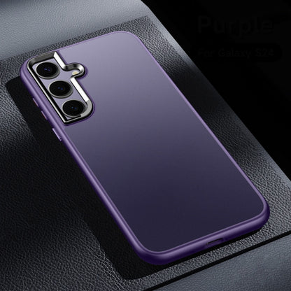 For Samsung Galaxy S24 5G SULADA Skin Feel Matte Shockproof Phone Case(Purple) by SULADA