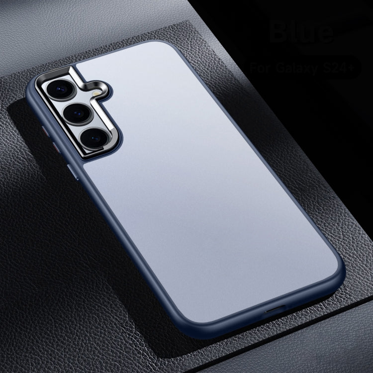 For Samsung Galaxy S24+ 5G SULADA Skin Feel Matte Shockproof Phone Case(Blue) by SULADA