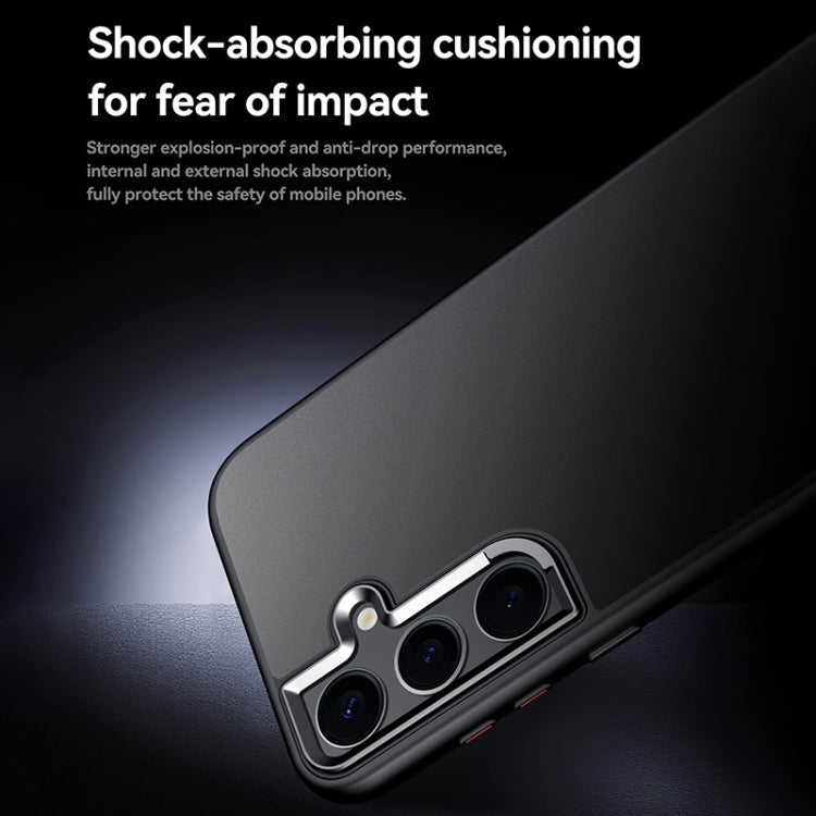 For Samsung Galaxy S24 Ultra 5G SULADA Skin Feel Matte Shockproof Phone Case(Black) by SULADA