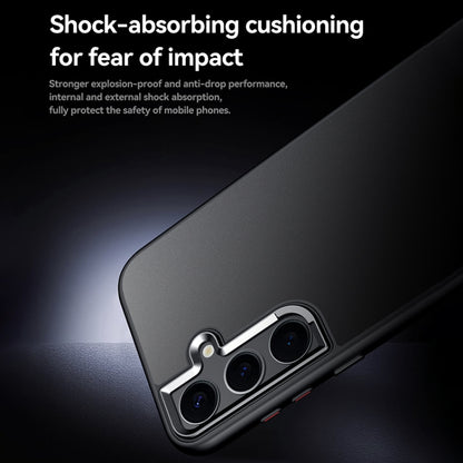 For Samsung Galaxy S24 Ultra 5G SULADA Skin Feel Matte Shockproof Phone Case(Black) by SULADA